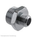 Doppelnippel G 3/8"-G 1/4", 1.4571