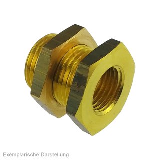 Schottverschraubung G 1/8"-G 1/4", Messing