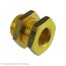 Schottverschraubung G 1/8"-G 1/4", Messing