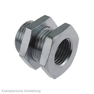 Schottverschraubung G 3/8"-G 1/2", 1.4571