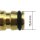 Kupplungsdose Schlauch 13 (1/2")mm, Messing, mit Wasserstopp