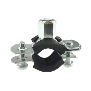 Rohrschelle 32 - 37mm,Stahl verzinkt mit Einlage, FISCHER