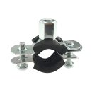 Rohrschelle 32 - 37mm,Stahl verzinkt mit Einlage, FISCHER