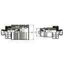 Schott-Steck-Kupplungen mit Rohranschluss ISO 8434-1 (DIN...