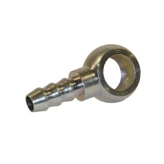 Ringöse / Ringnippel 8 mm für Hohlschraube 14 mm