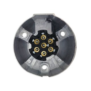 Anhängerstecker Alu 12 Volt, 7-polig, 3,89