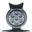 Anhängersteckdose Alu 12 Volt, 7-polig