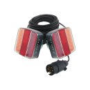 Anhänger-Beleuchtungssatz farbig 12 Volt mit...