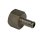 Aufschraubtülle 1/2"x6 mm Messing vernickelt