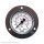 Einbaumanometer (CrNi/Ms), Frontring, 50mm, 0 - 16 bar