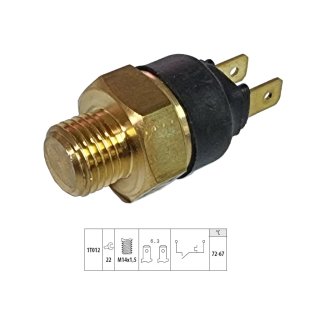 Temperaturschalter 67-72°C M14x1,5mm NO (Schliesser) - 7.5142