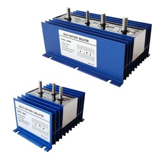 Ladestromverteiler 6 bis 36 Volt, 70 bis 120A - Batterie Isolator für 2 Batterien