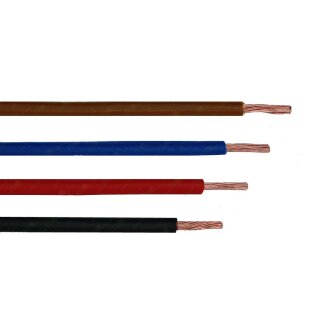 PVC Aderleitung H05V-K 1,0 mm² weiß