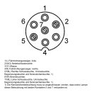 Adapterkabel 7 auf 13-polig 12 Volt, 1,0 Meter