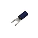 Gabelkabelschuh blau M4, 2,5 mm²