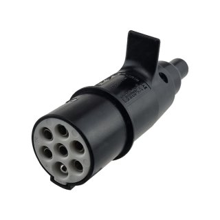 Anhängerstecker 24 Volt, 7-polig, mit Schraubanschluss 24S