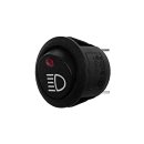 Kfz-Wippschalter Snap In, 12V/20A, "Fernlicht"...
