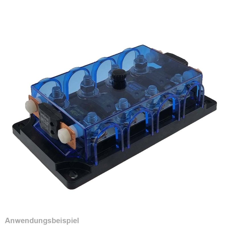 2-fach MEGA-Fuse Sicherung Halter mit Halterung für Ersatzsich 2-fach MEGA-Fuse Sicherung Halter mit Halterung für Ersatzsich