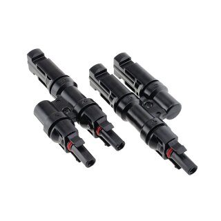 MC4 2-Fach Abzweigbuchsen Y-Stecker (Paar)