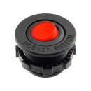 Einbaurahmen mit Wippschalter rot 12V, beleuchtet