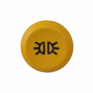 Knopf Gelb für Kfz-Druckschalter "HEAVY DUTY" Symbol Licht