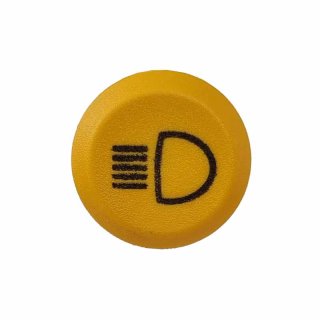 Knopf Gelb für Kfz-Druckschalter "HEAVY DUTY" Symbol Arbeitslicht