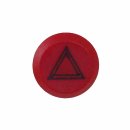 Knopf Rot für Kfz-Druckschalter "HEAVY DUTY" Symbol Warnleuchte