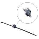 10 Stück 2- teiliger Kabelbinder mit Krallenhalter...