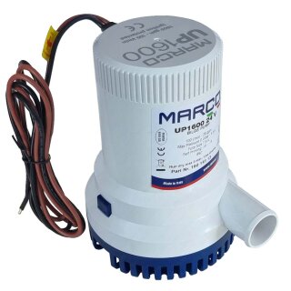 Marco Bilgepumpe, Eintauchpumpe UP1600 24V, 6.000 L/h.