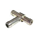 T-Stück Schlauchverbinder, Stahl galvanisiert 10 mm