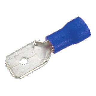 Flachstecker blau 6,3 x 0,8 mm