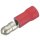Rundstecker rot 4 mm