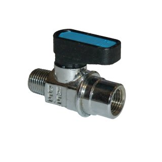 Mini-Kugelhahn Kompakt mit Knebelgriff 1/8" Zoll