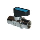 Mini-Kugelhahn Kompakt mit Knebelgriff 2x IG 1/8" Zoll