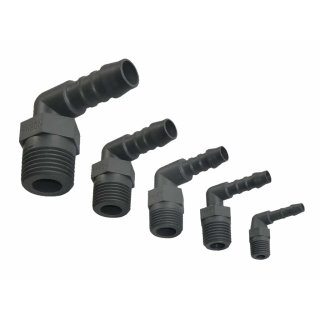 Kunststoff-Einschraubwinkeltülle 3/8" x 6 mm
