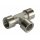 T-Stück mit Innengewinde Messing vernickelt 1/8" Zoll