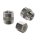 Reduziermuffe mit 2x Innengewinde - Messing vernickelt M5, 1/8" bis 1"