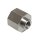 Reduziermuffe mit 2x Innengewinde - Messing vernickelt 1/4" x 1/8" Zoll