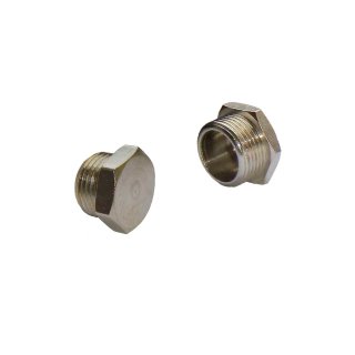 Verschlußstopfen mit Aussensechskant 1/4" Zoll