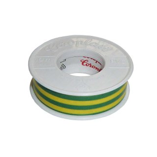 Elektro-Isolierband 15 mm x 10 m grün-gelb