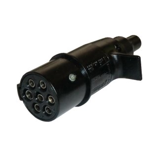 Anhängerstecker 24 Volt, 7-polig, mit Schraubanschluss 24N