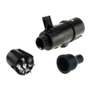Anhängerstecker 24 Volt, 7-polig, mit Flachsteckanschluss 24N