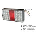 LED Rückleuchte transparent, ohne Kennzeichenlicht 12 /24 V
