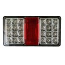 LED Rückleuchte transparent, ohne Kennzeichenlicht 12 /24 V