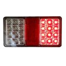 LED Rückleuchte transparent, ohne Kennzeichenlicht 12 /24 V