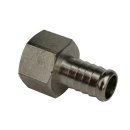 Aufschraubtülle 1/2"x13 mm Messing vernickelt