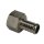Aufschraubtülle 1/2"x13 mm Messing vernickelt