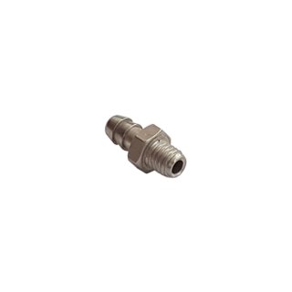 Einschraubtülle M5x0,8 Ø 4mm, Messing vernickelt