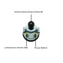 Universal Amperemeter 12 - 24 Volt, -30 bis +30 Ampere, Ø 52 mm