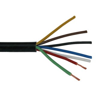 Fahrzeugleitung 7 Adern 7x 1,5 mm² - 7 Farben